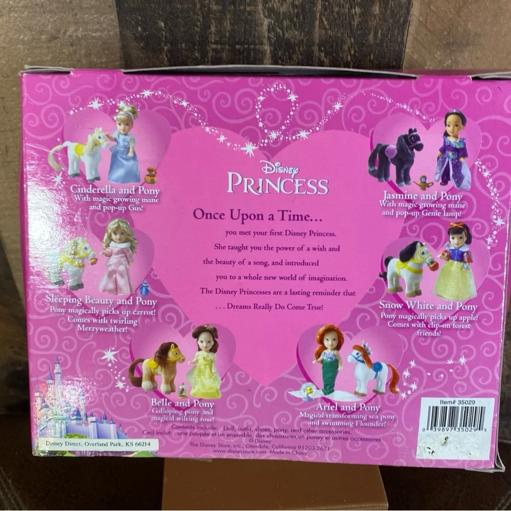 Princess Sleeping Beauty Doll Magical Pony And Merriweather Playset 2001 Retired